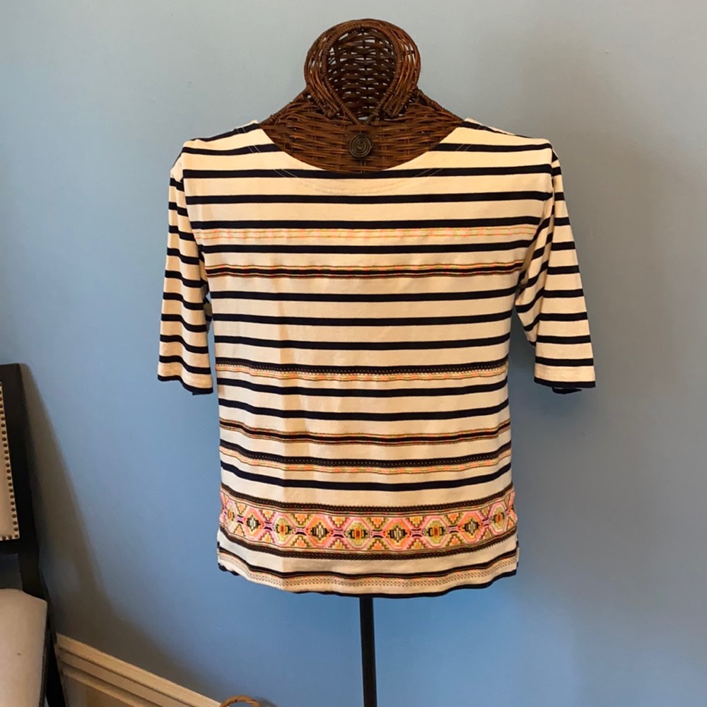 Jcrew striped blouse